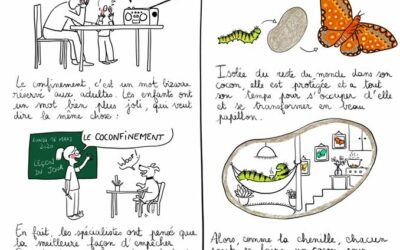 Des illustrations pour expliquer le coronavirus et le confinement aux enfants